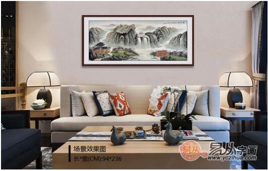 客厅装饰画推荐 清秀山水画演绎精彩生活