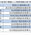 2018杭州大数据人工智能创新企业TOP10发布